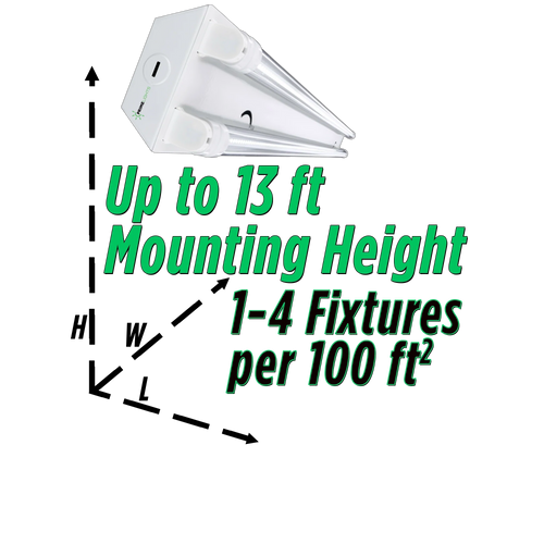 4ft. LED 2 Lamp BOLT GEN 2 - 40W - 7,200 Lumens - Clear/Frosted