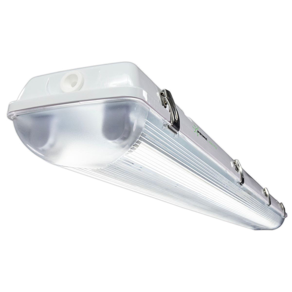 HAWKEYE 2 LED Utility Shop Light Vapor Tight 4' T8 40W Frosted Tube 7,200 Lumen