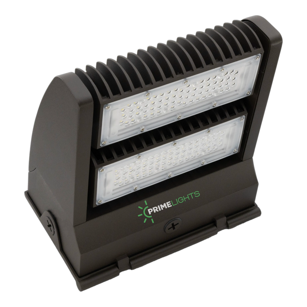 120W LED Wall Pack-Dual Swivel-15,600 Lumen, Dimmable
