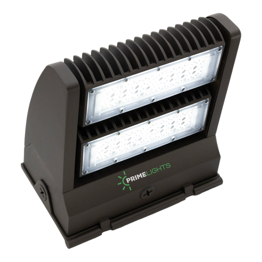 120W LED Wall Pack-Dual Swivel-15,600 Lumen, Dimmable
