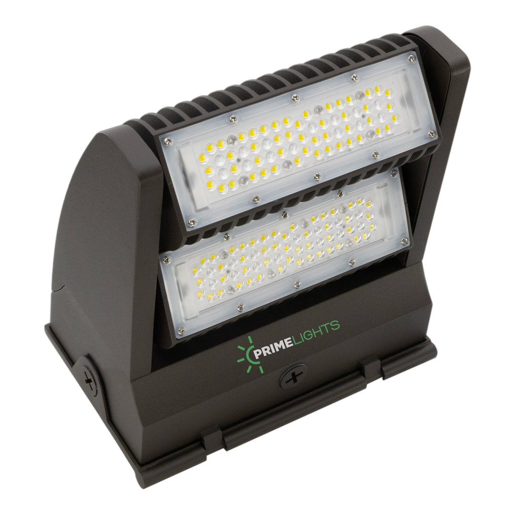 120W LED Wall Pack-Dual Swivel-15,600 Lumen, Dimmable