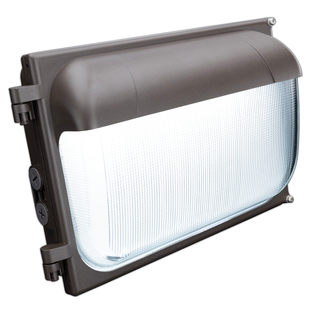 Slim LED Wall Pack, Up to 120W, 14,400 Lumen, Photocell, Dimmable
