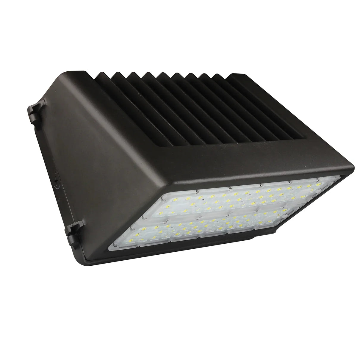 80W Full Cut Off LED Wall Pack 11,200 Lumen 5000K, Photocell, Dimmable